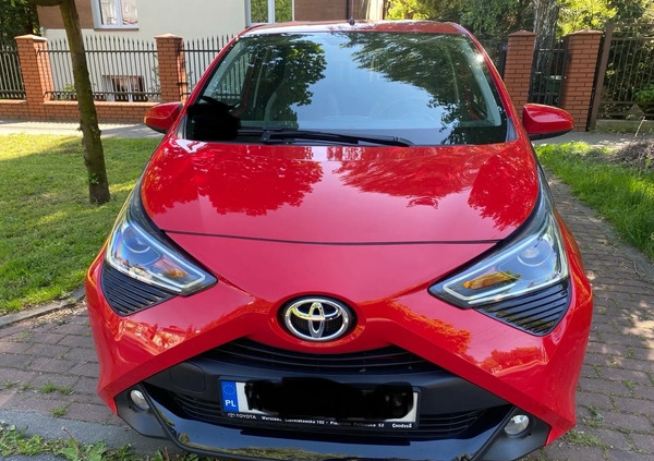 Toyota Aygo cena 48500 przebieg: 7550, rok produkcji 2018 z Warszawa małe 37